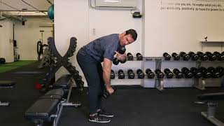 Dumbbell Rear Delt Fly