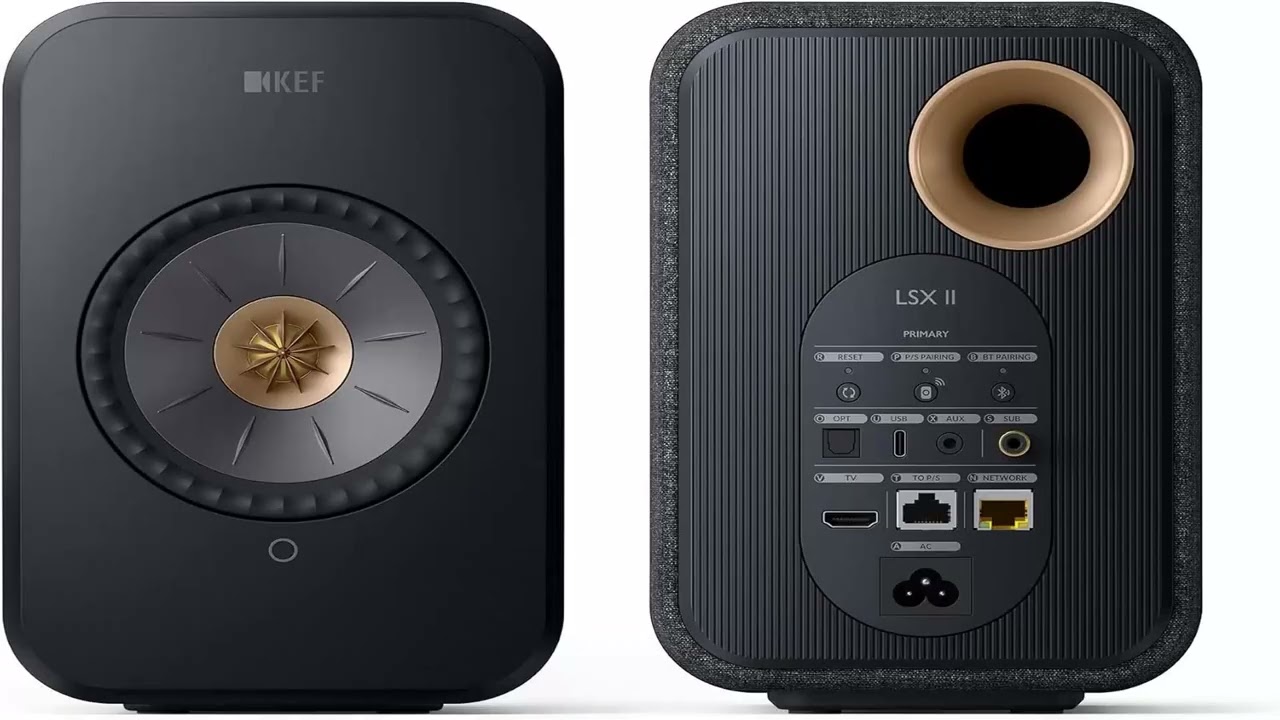 KEF LSX II Wireless HiFi Speaker System (Carbon Black) Review