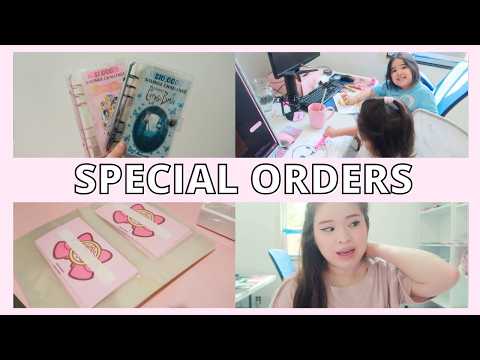 ❀ catching up on vlogs + packing shop orders