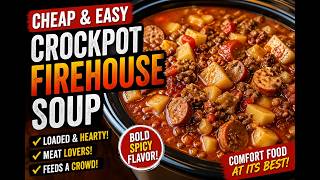 Cheap & Easy Crockpot Firehouse Soup
