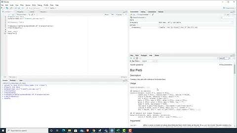 Week 2 - Video 1  - Frequency Table and Bar Chart in R
