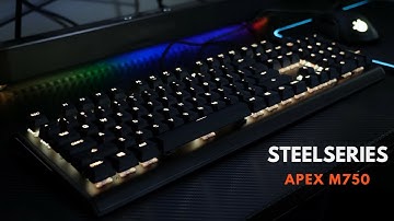Steelseries Apex M750 Mechanical Keyboard: RGB Lighting King!!!