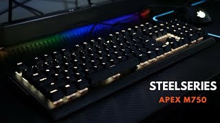 Steelseries Apex M750 Mechanical Keyboard: RGB Lighting King!!! Steelseries Apex M750 Mechanical Keyboard: RGB Lighting King!!!