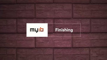 MyIB Tutorial - Finishes Compressed Interlocking Bricks