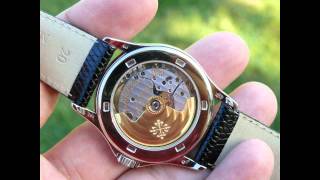 Patek Philippe Calatrava 5107 White Gold Mens Watch - Clip 3 - 2 Year Mark