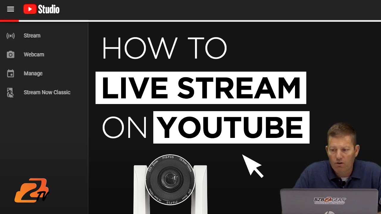 How to Live Stream on YouTube with an IP PTZ Camera