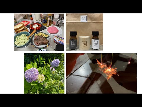 【VLOG】#2 TOEIC受験1ヶ月前/TADAIMAのアロマオイル/線香花火がエモい
