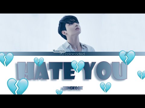 JUNGKOOK - HATE YOU (Color Coded Lyrics|ПЕРЕВОД НА РУССКИЙ) FF2COLORCODED