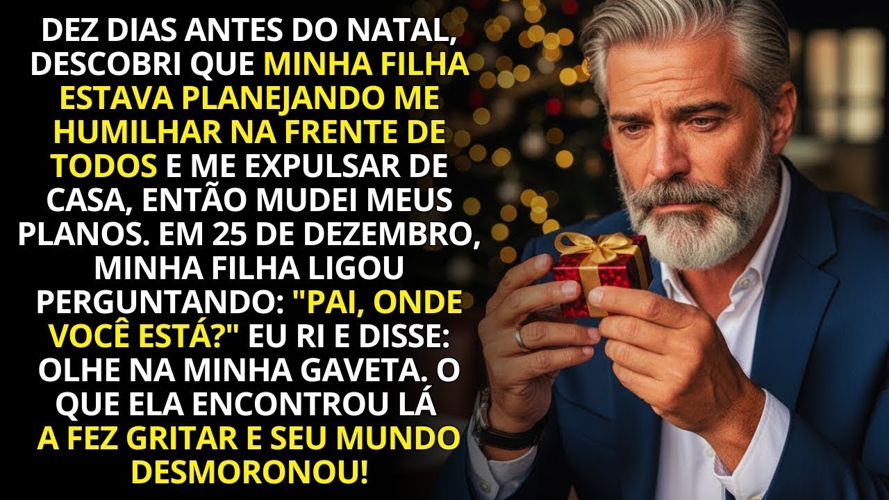 Dez dias antes do Natal, descobri que minha filha planejava me humilhar. Aquilo me destruiu...