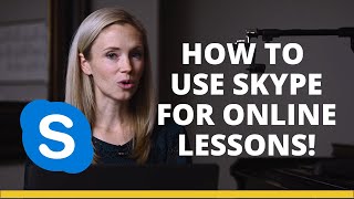 How to Use Skype for Online Music Lessons - Easy Set Up and Demonstration! screenshot 2