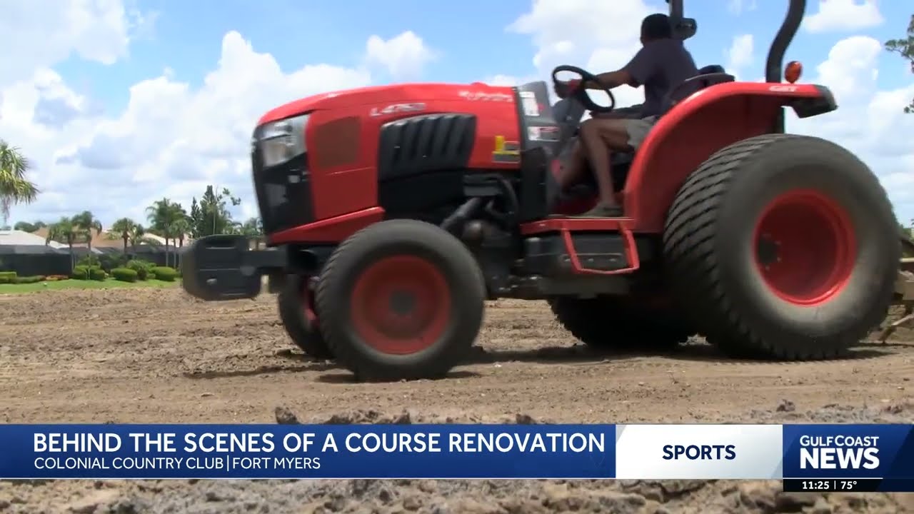 Colonial Country Club's Golf Course Renovation featured on Gulf Coast News