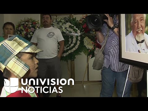 El funeral de Rubén Aguirre