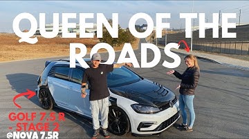 Golf 7.5R Stage 2 *Turbo flutter* Custom exhaust