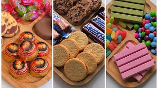 Filling Platter with Sweets Asmr
