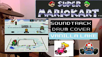 Super Mario Kart (SNES) -  Vanilla Lake (Drum Cover)
