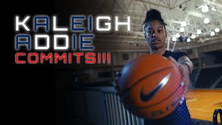 KALEIGH ADDIE  OFFICIAL COLLEGE COMMITMENT VIDEO