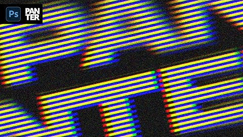 How to Create VHS Text Effect in Photoshop