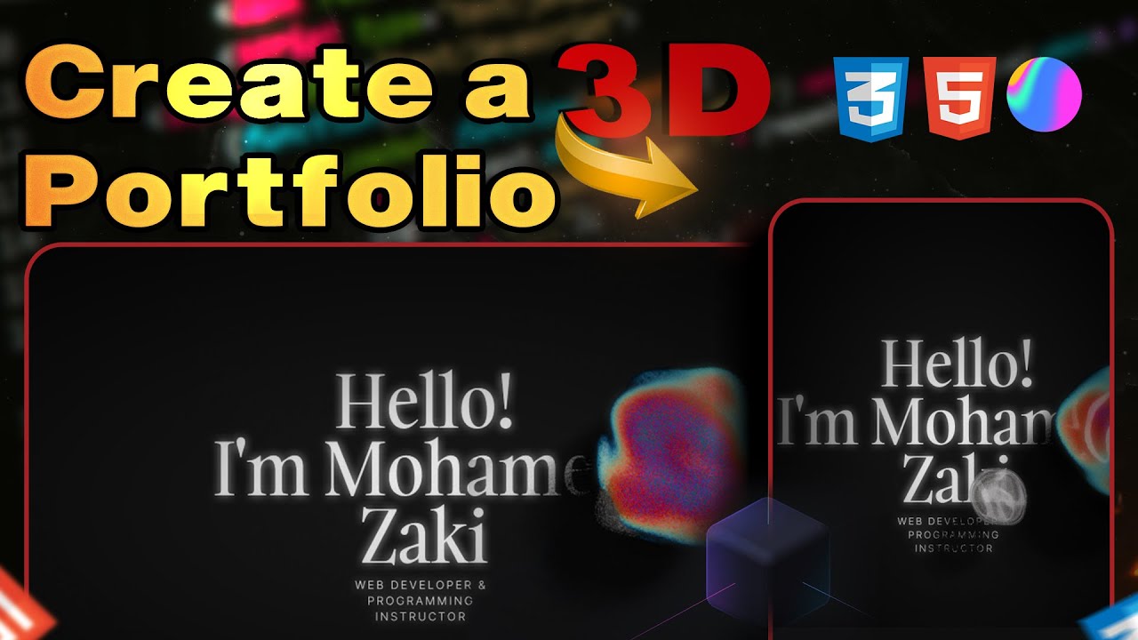 Create a 3D Portfolio Website 🚀 - YouTube