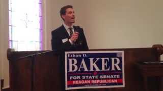 Michigan Senate Hopeful Ethan D. Baker Sings For His Daughter, God Bless America