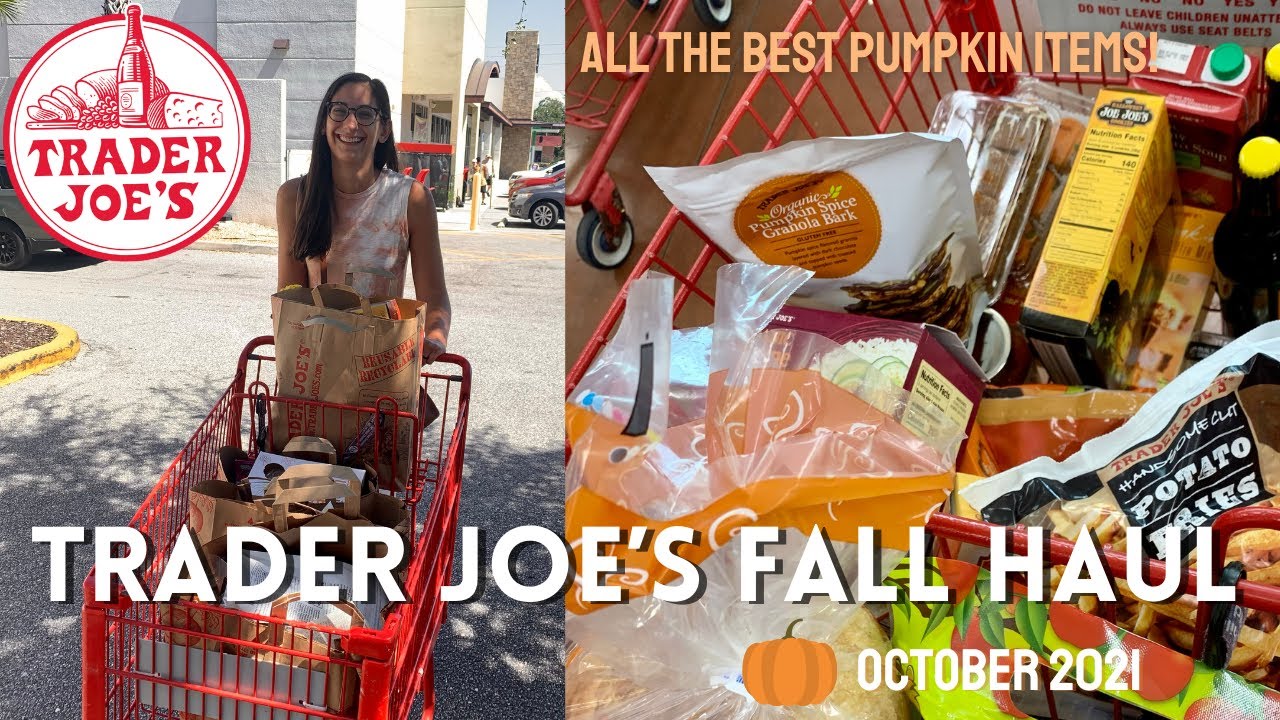 The Best Trader Joe's Fall Seasonal & Pumpkin Items | October 2021 (prices included)
