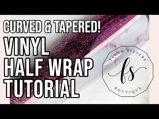 🥤 How to Wrap a Tumbler With Adhesive Vinyl For Beginners 