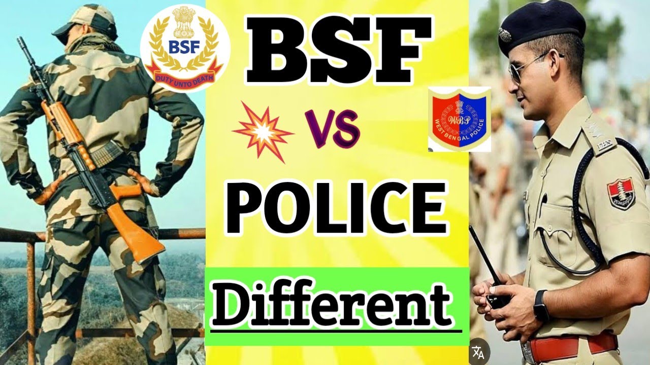 BSF vs POLICE কার Power বেশি?🔥| Police vs BSF মধ্যে পার্থক্য কী | BSF job profile 🪖
