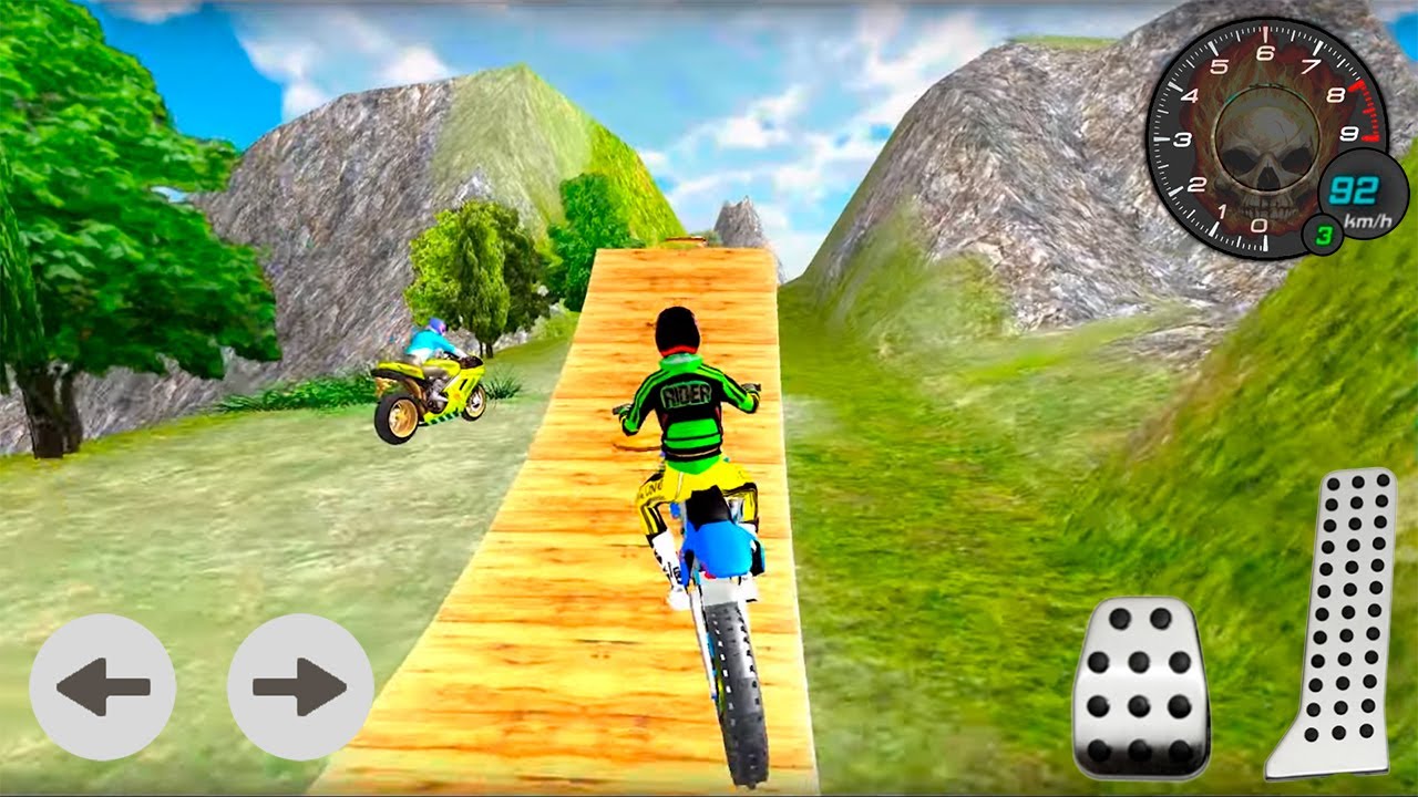 Offroad Moto Hill Bike Racing Game 3D - #4 Android Gameplay On PC
