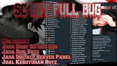SC FULL BUG😈 || TEMBUS WA ORI& BUSINNES😈 || COCOK BUAT WAR || BANNED AND UNBANNED😈