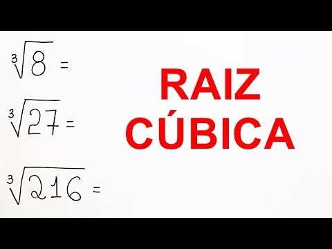 Vídeo: Como Calcular Raízes Cúbicas