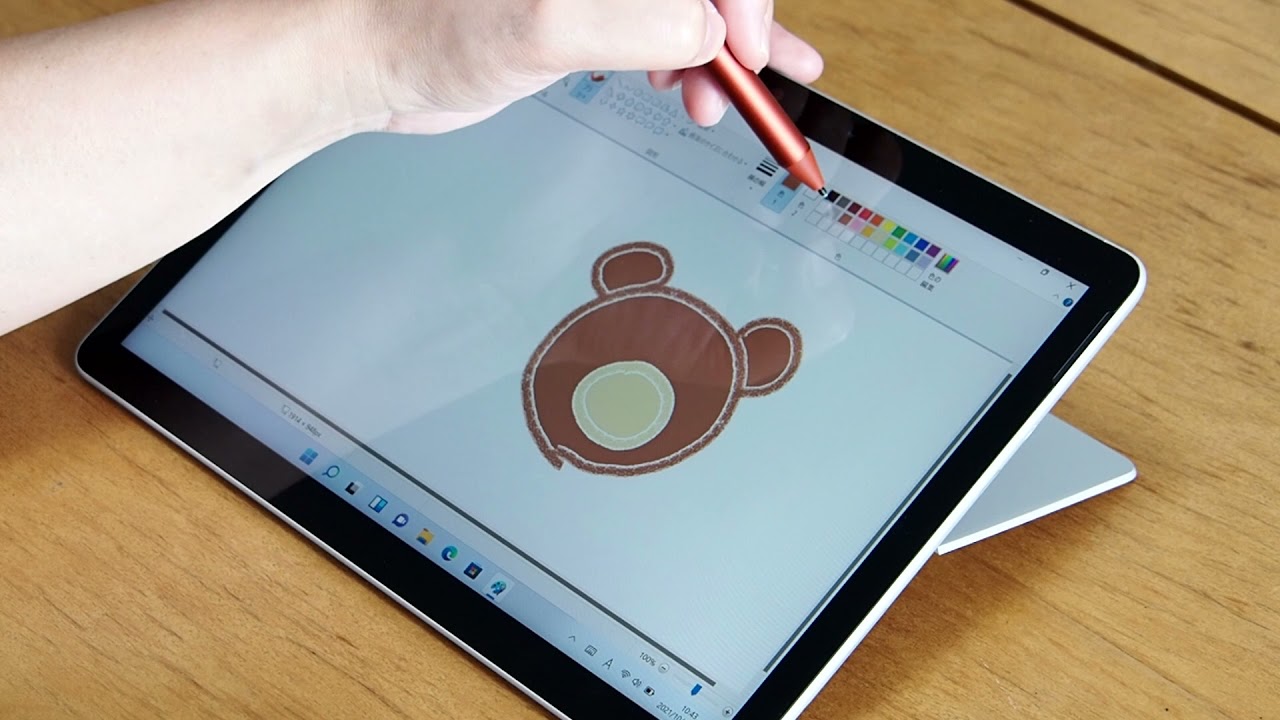 Surfaceペンでイラストを描く Surface Go 3 10 5インチ タッチスクリーンパソコン Youtube