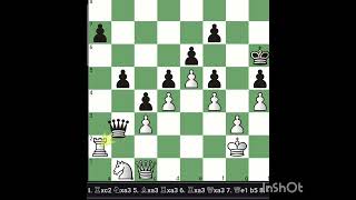 Chess opening. French defense and variation