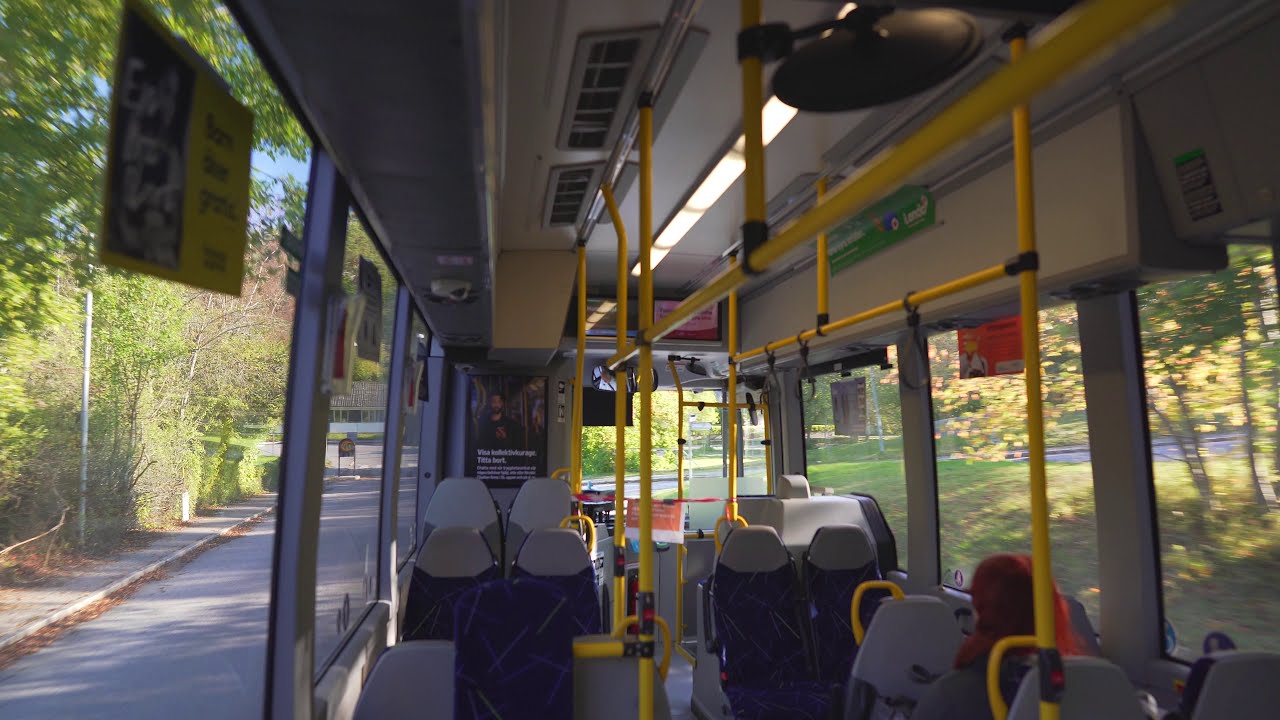 Sweden, Nynäshamn, bus 854 ride from Gröndalsviken to Sjögången + walk