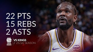 Deandre Ayton 22 Pts 15 Rebs 2 Asts Vs Kings 2526 Season