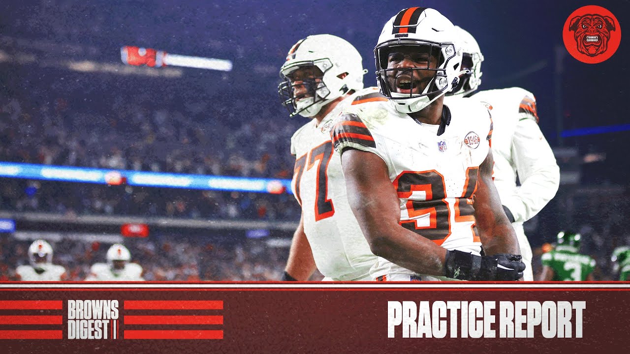 Browns Practice Report January 5, 2024 YouTube