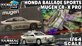 Unboxing 2025 Tarmac Works & Tarmac Cards Honda Ballade Sports