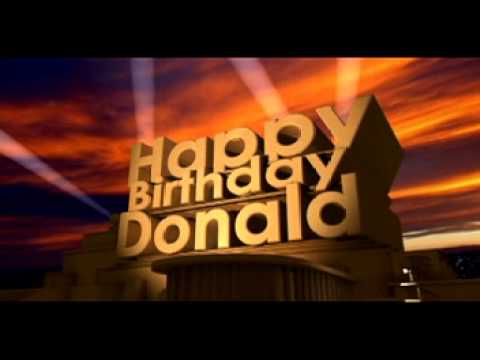 Happy Birthday Donald