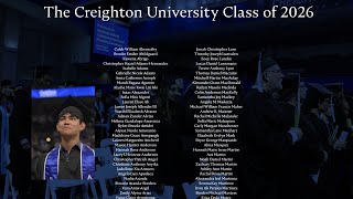 The Names Behind the Creighton University Class of 2026