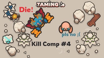 Taming.io | Triple Spikes + Kill compilation | Part #4 |