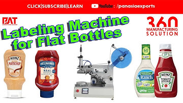 Flat Bottle Tabletop Labelling Machine - Operating Instructions