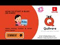 How to start a blog in hindi