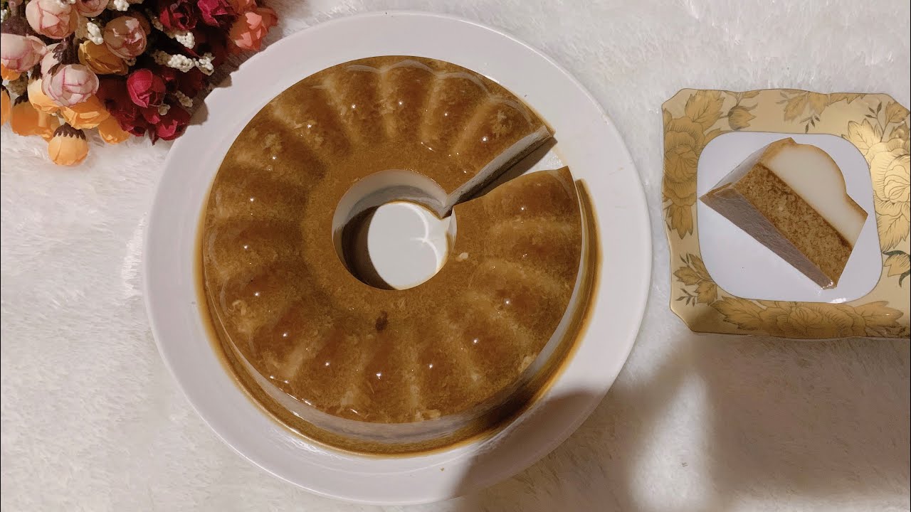 Puding lumut roti tawar