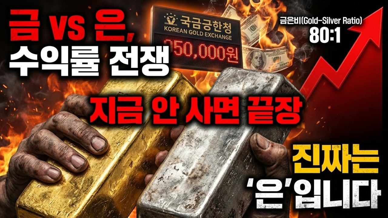 금 vs 은 2026년 수익률 전쟁! 15년 만에 찾아온 역대급 부의 기회 (지금 안 사면 평생 후회)