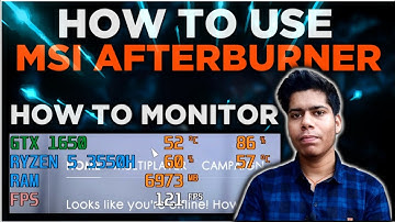 How to Monitor Fps, CPU/GPU Usage & Temperature in Game On Pc/Laptop । MSI Afterburner