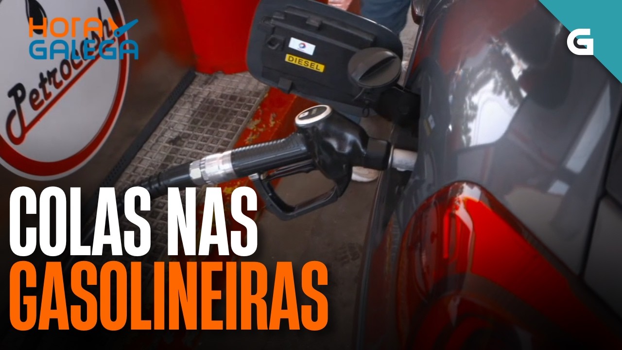 🕢 COLAS nas GASOLINEIRAS pola subida do carburante | HORA GALEGA