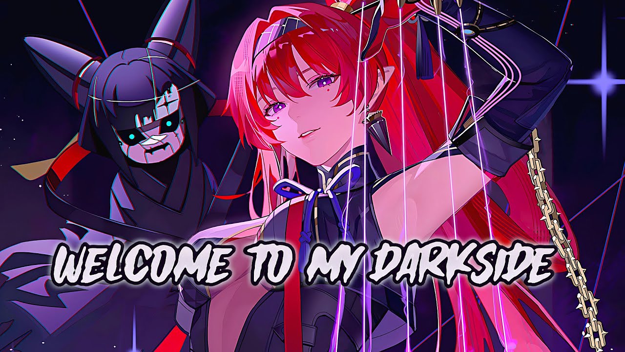 Neoni - DARKSIDE (Besomorph Remix) [Sped Up Lyrics 8D Nightcore