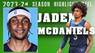 Jaden McDaniels Full 2023-24 Season Highlights!