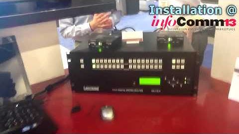 InfoComm 2013: MX series matrix switching 4K