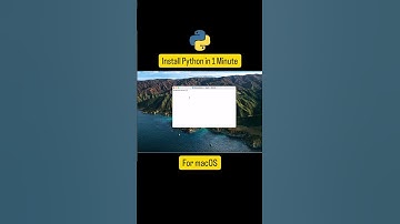 Install Python in seconds for macOS #python #helloworld #python3 #coding #mac #macos #techwithvishal