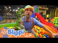 ٣٧- بليبي يزور ملعب داخلي (كيندرلاند) | برامج كرتون و أفلام للصغار  Blippi Visits Indoor Playground