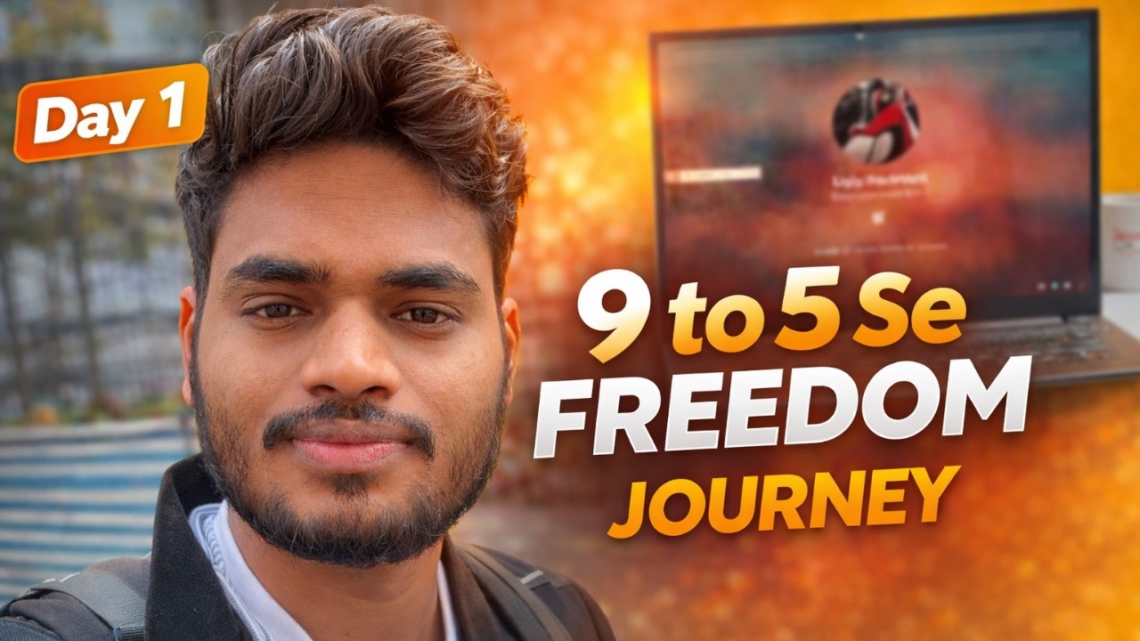 9 to 5  Job se Freedom journey Start | Day 1
